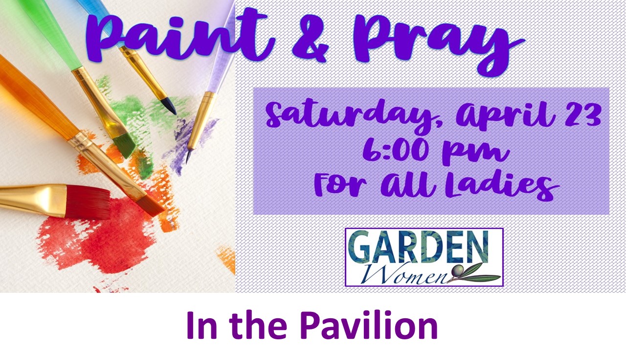 Women's Ministry Paint and Pray