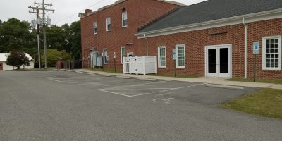 GCC side Entrance parking
